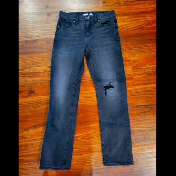 Old Navy Boys Karate Slim Distressed Jeans - Picture 1 of 4